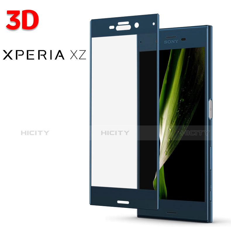 Protector de Pantalla Cristal Templado 3D para Sony Xperia XZs Azul