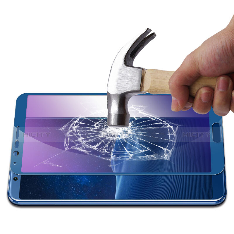 Protector de Pantalla Cristal Templado Anti luz azul B01 para Huawei Honor V10 Azul