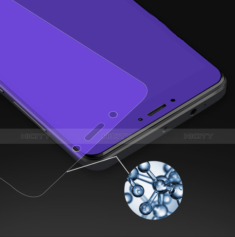 Protector de Pantalla Cristal Templado Anti luz azul B01 para Xiaomi Redmi Note 4 Standard Edition Azul