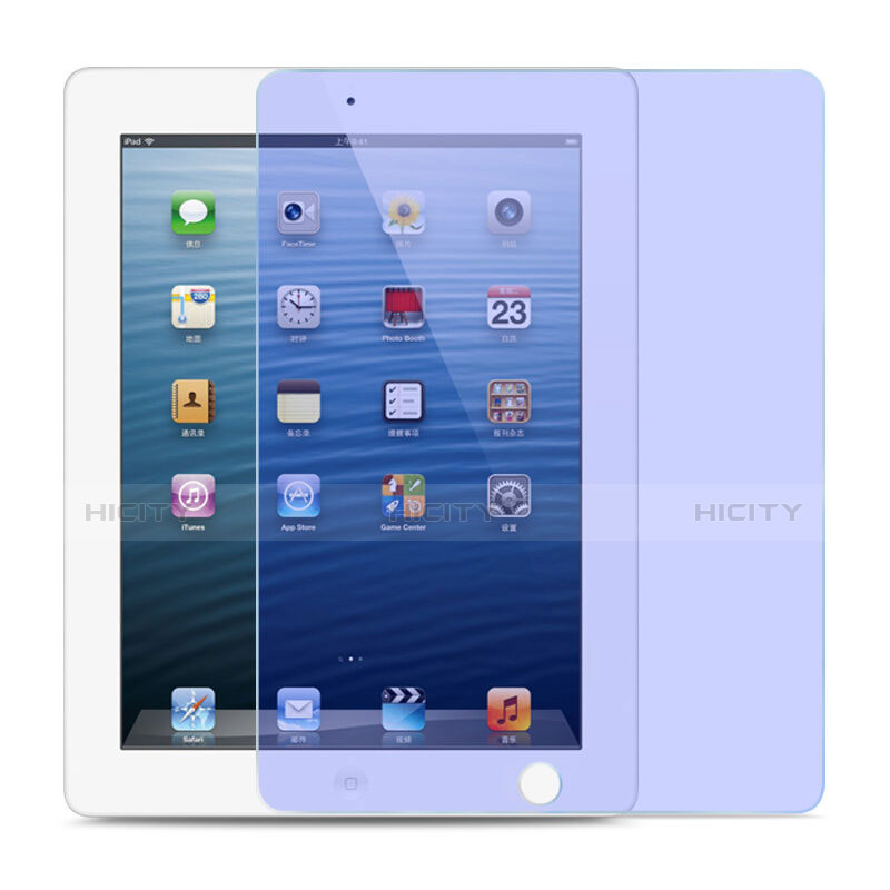 Protector de Pantalla Cristal Templado Anti luz azul para Apple iPad 4 Azul