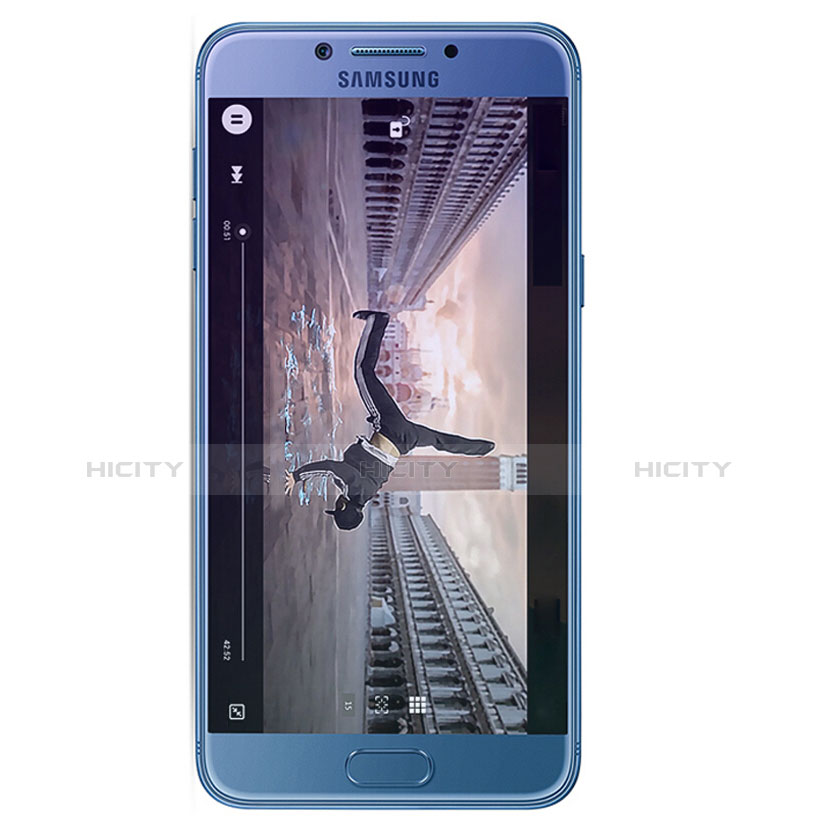 Protector de Pantalla Cristal Templado Anti luz azul para Samsung Galaxy C5 Pro C5010 Azul
