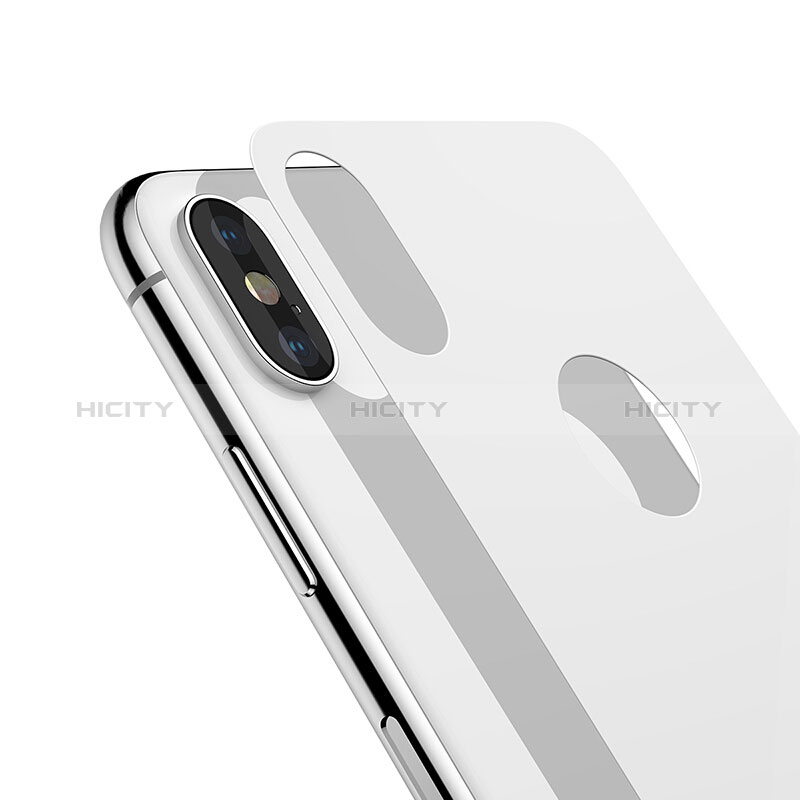 Protector de Pantalla Cristal Templado Frontal y Trasera T01 para Apple iPhone Xs Blanco