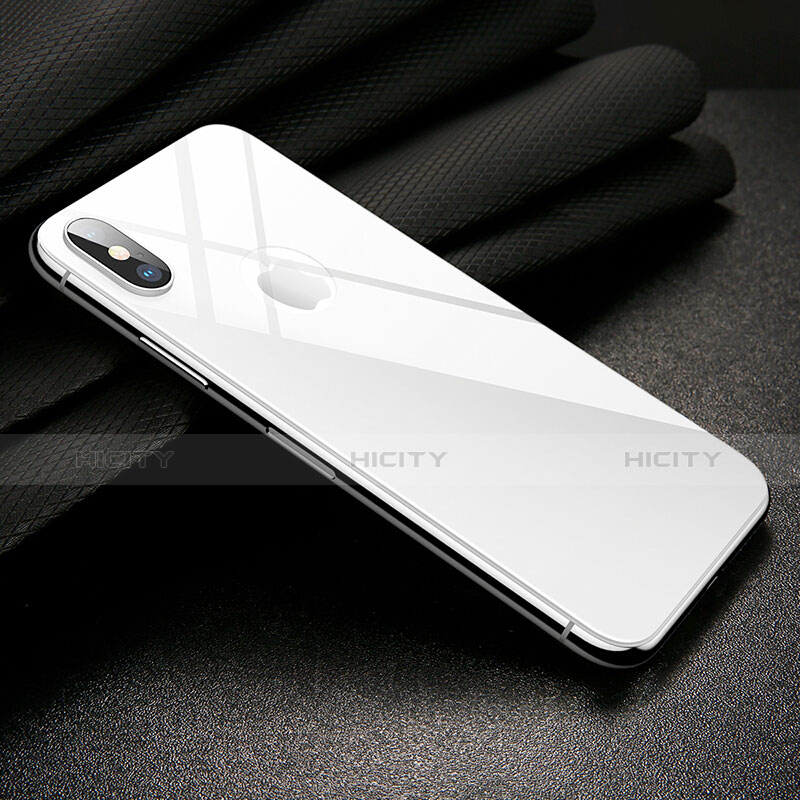 Protector de Pantalla Cristal Templado Frontal y Trasera T01 para Apple iPhone Xs Max Blanco
