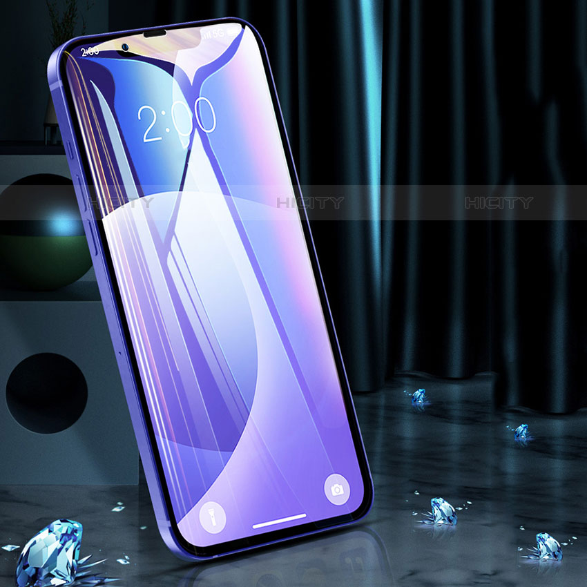 Protector de Pantalla Cristal Templado Integral Anti luz azul F02 para Apple iPhone 14 Plus Negro