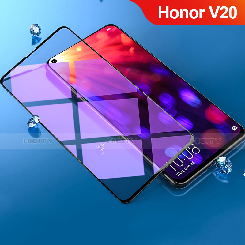 Protector de Pantalla Cristal Templado Integral Anti luz azul F02 para Huawei Honor View 20 Negro