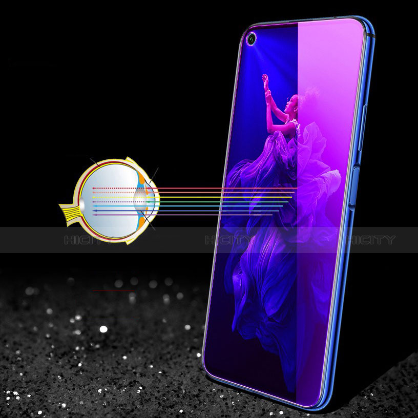 Protector de Pantalla Cristal Templado Integral Anti luz azul para Huawei Honor 20S Negro