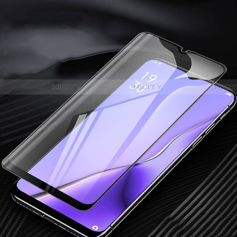 Protector de Pantalla Cristal Templado Integral Anti luz azul para Oppo A11 Negro