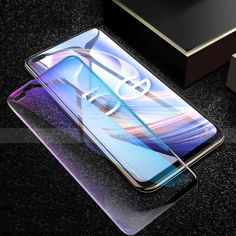 Protector de Pantalla Cristal Templado Integral Anti luz azul para Oppo Reno4 Z 5G Negro