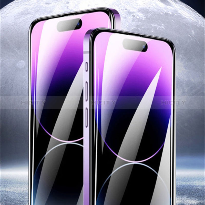 Protector de Pantalla Cristal Templado Integral Anti luz azul U02 para Apple iPhone 15 Pro Negro
