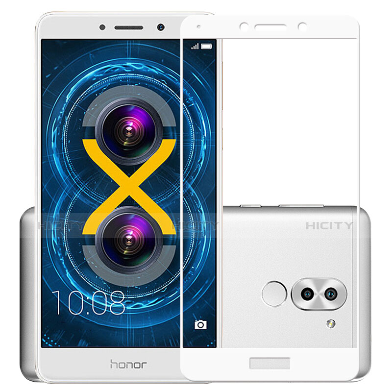 Protector de Pantalla Cristal Templado Integral F01 para Huawei Honor 6X Blanco