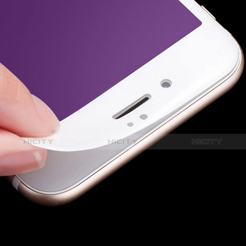 Protector de Pantalla Cristal Templado Integral F02 para Apple iPhone 6 Plus Blanco