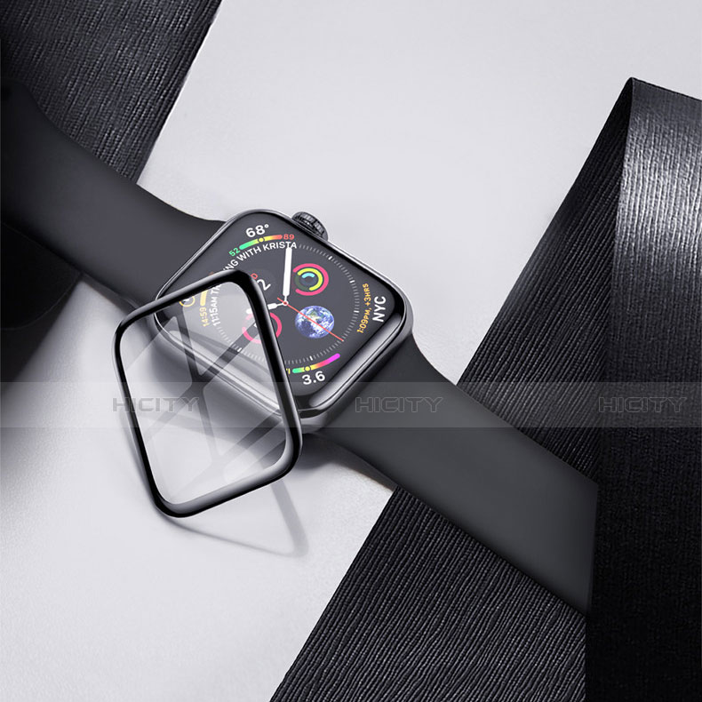 Protector de Pantalla Cristal Templado Integral F02 para Apple iWatch 5 44mm Negro
