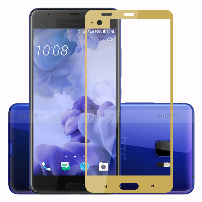 Protector de Pantalla Cristal Templado Integral F02 para HTC U Ultra Oro