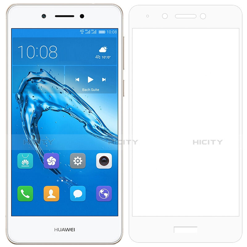 Protector de Pantalla Cristal Templado Integral F02 para Huawei Enjoy 6S Blanco