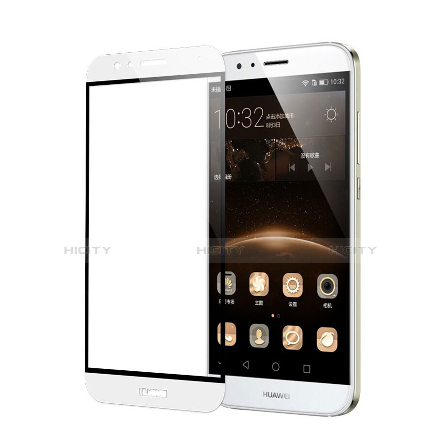 Protector de Pantalla Cristal Templado Integral F02 para Huawei G7 Plus Blanco