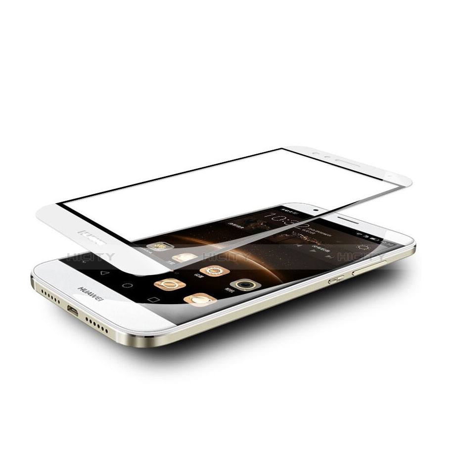 Protector de Pantalla Cristal Templado Integral F02 para Huawei G8 Blanco