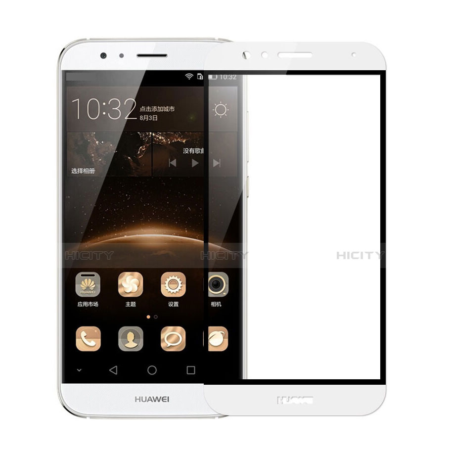 Protector de Pantalla Cristal Templado Integral F02 para Huawei GX8 Blanco