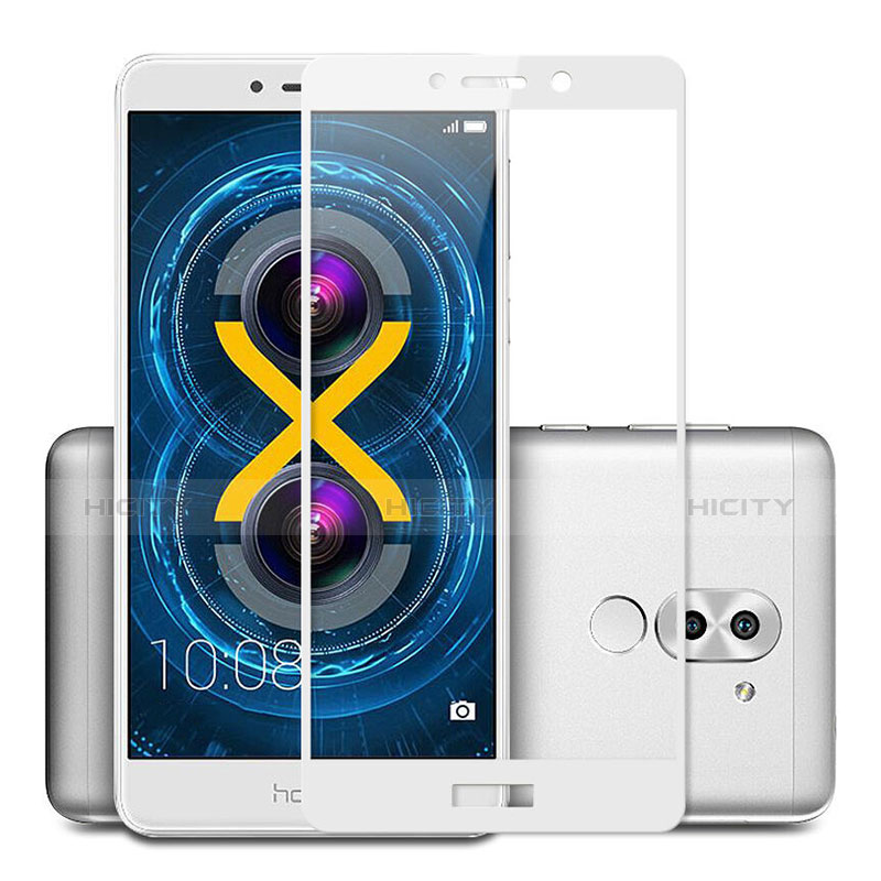 Protector de Pantalla Cristal Templado Integral F02 para Huawei Honor 6X Pro Blanco