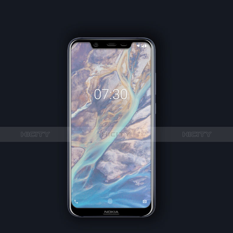 Protector de Pantalla Cristal Templado Integral F02 para Nokia 3.1 Plus Negro