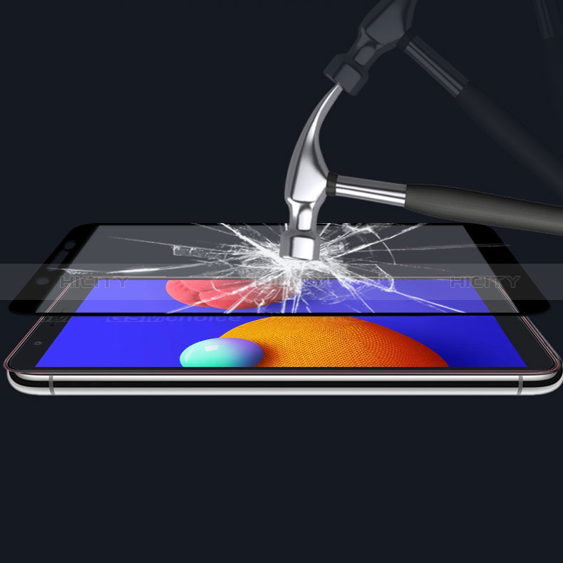 Protector de Pantalla Cristal Templado Integral F02 para Samsung Galaxy A01 Core Negro