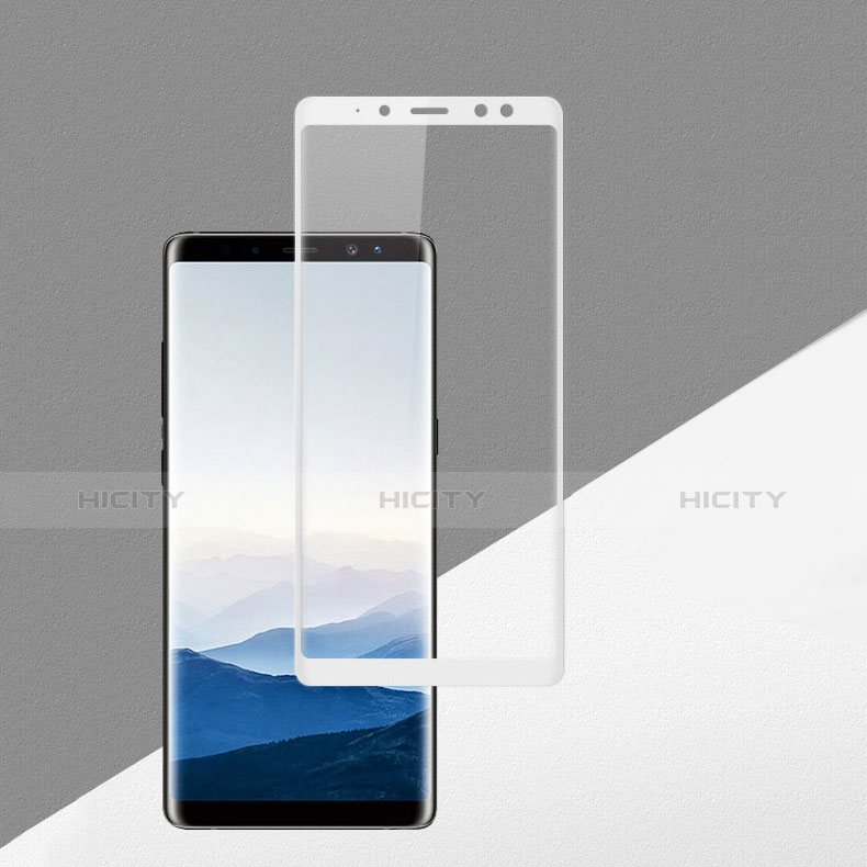 Protector de Pantalla Cristal Templado Integral F02 para Samsung Galaxy A8 (2018) A530F Blanco