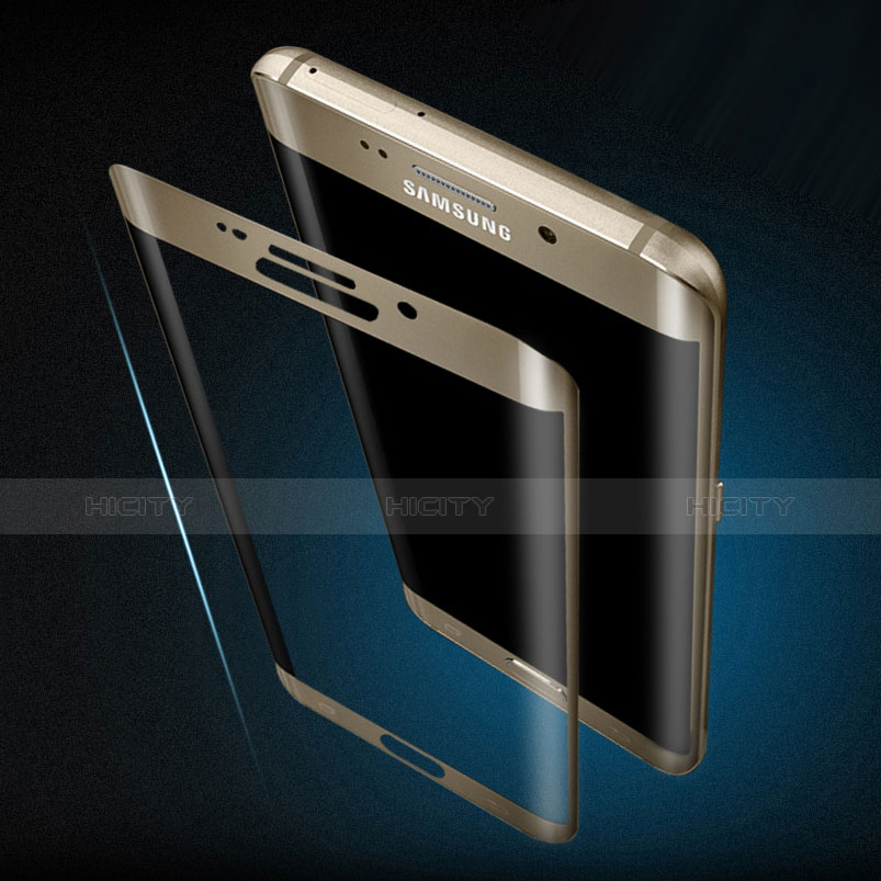 Protector de Pantalla Cristal Templado Integral F02 para Samsung Galaxy S6 Edge SM-G925 Blanco