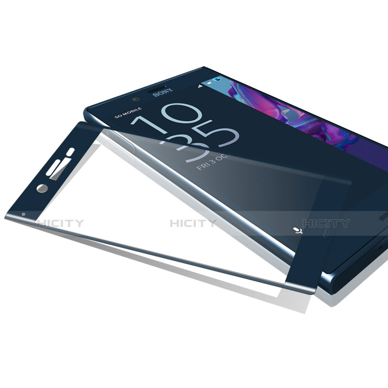 Protector de Pantalla Cristal Templado Integral F02 para Sony Xperia XZ Azul