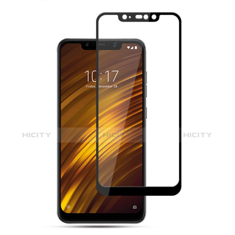 Protector de Pantalla Cristal Templado Integral F02 para Xiaomi Pocophone F1 Negro