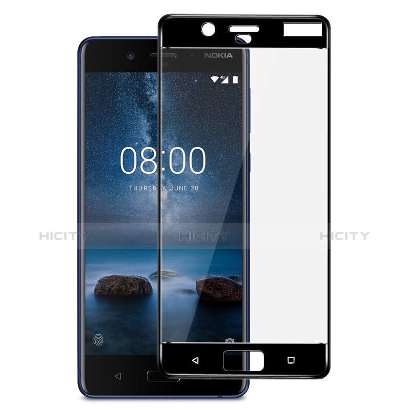 Protector de Pantalla Cristal Templado Integral F03 para Nokia 8 Negro