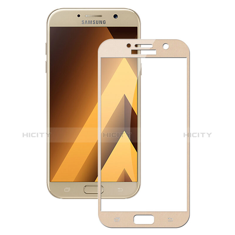 Protector de Pantalla Cristal Templado Integral F03 para Samsung Galaxy A3 (2017) SM-A320F Oro