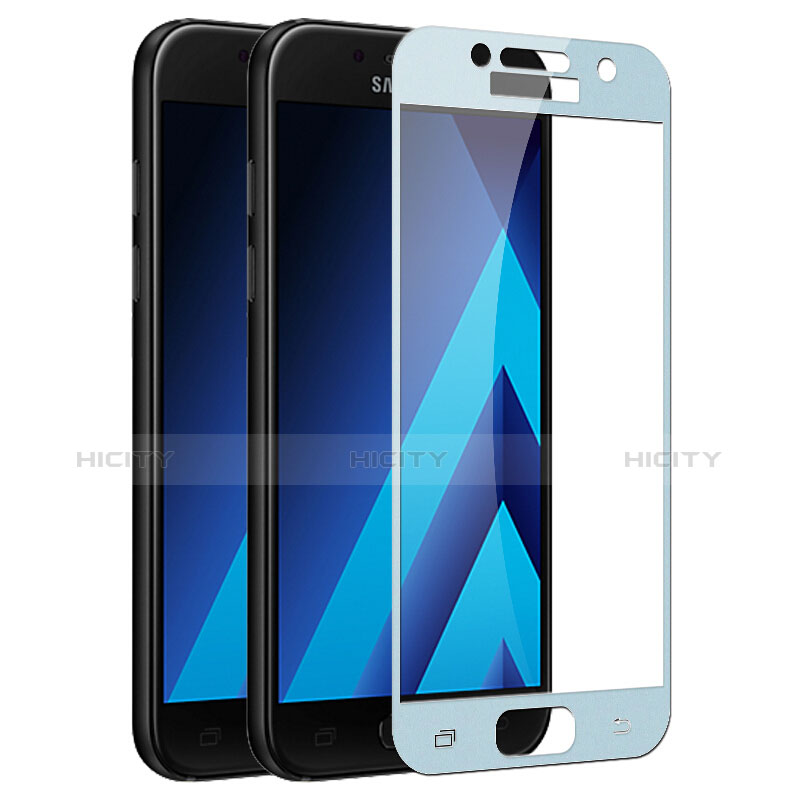 Protector de Pantalla Cristal Templado Integral F03 para Samsung Galaxy A5 (2017) Duos Azul