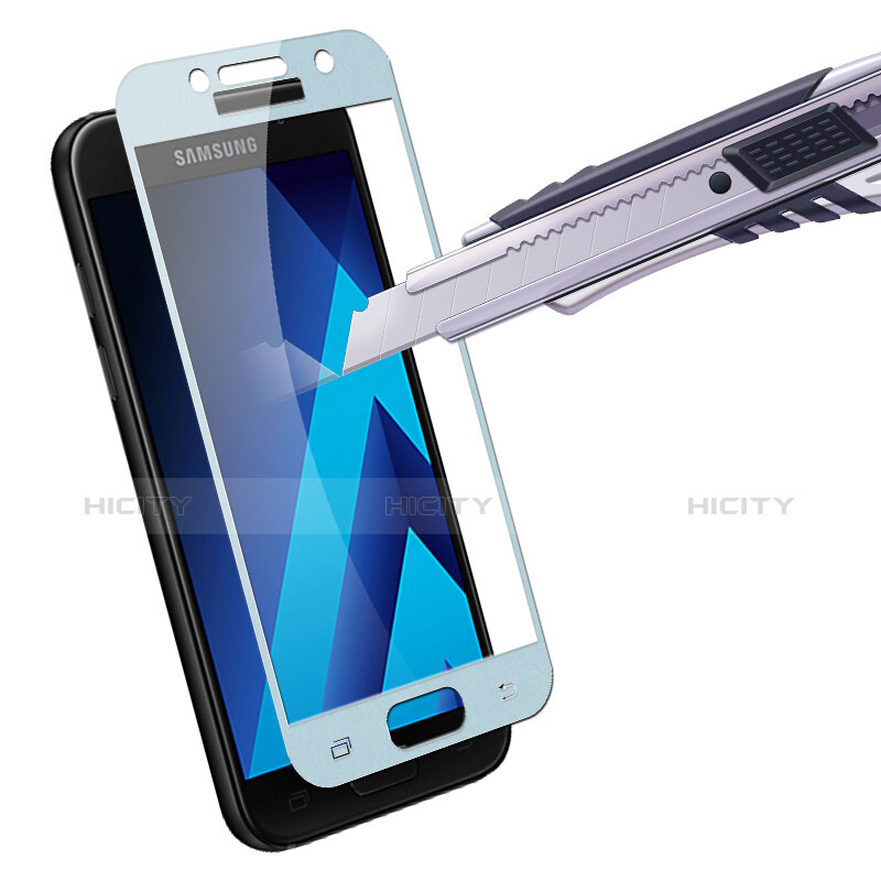 Protector de Pantalla Cristal Templado Integral F03 para Samsung Galaxy A5 (2017) Duos Azul