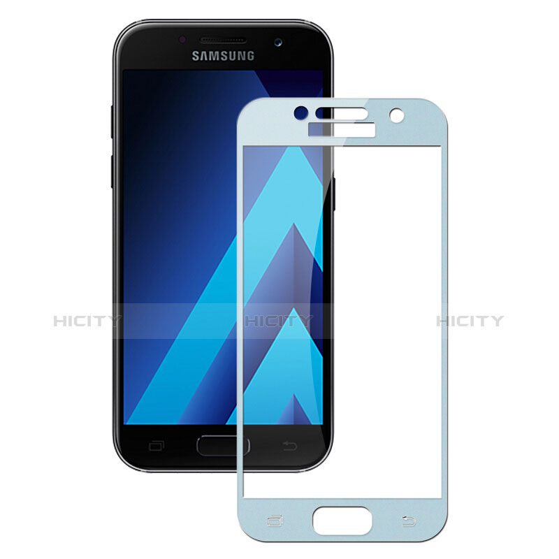 Protector de Pantalla Cristal Templado Integral F03 para Samsung Galaxy A5 (2017) SM-A520F Azul