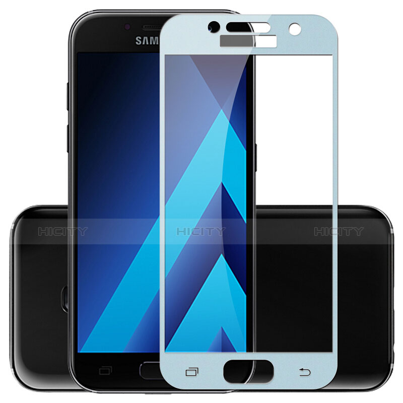 Protector de Pantalla Cristal Templado Integral F03 para Samsung Galaxy A5 (2017) SM-A520F Azul