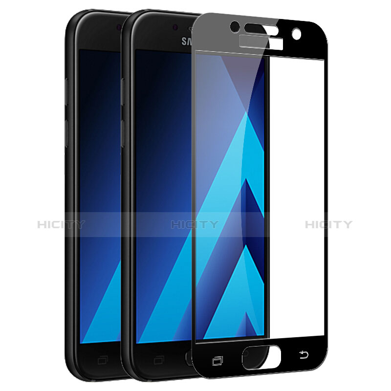 Protector de Pantalla Cristal Templado Integral F03 para Samsung Galaxy A7 (2017) A720F Negro