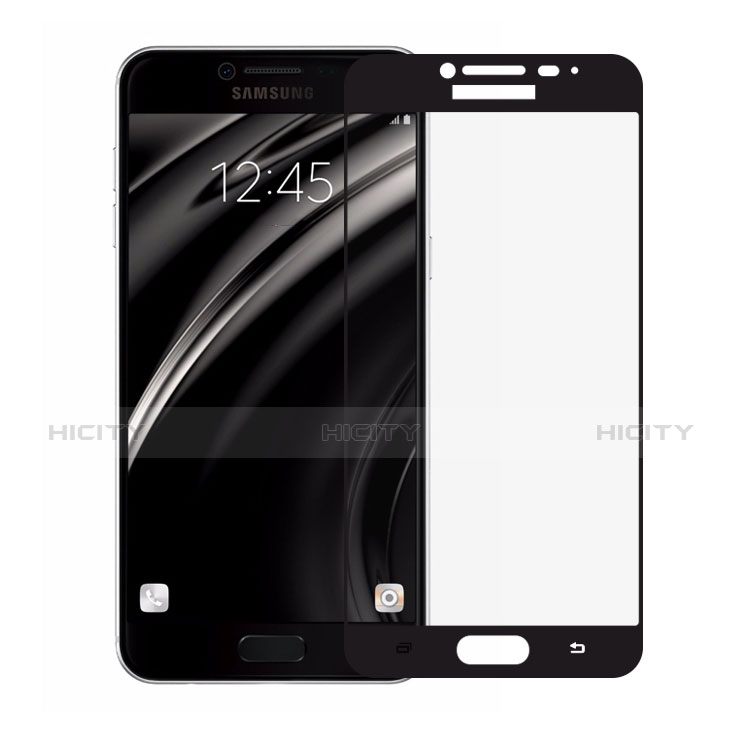 Protector de Pantalla Cristal Templado Integral F03 para Samsung Galaxy C7 SM-C7000 Negro