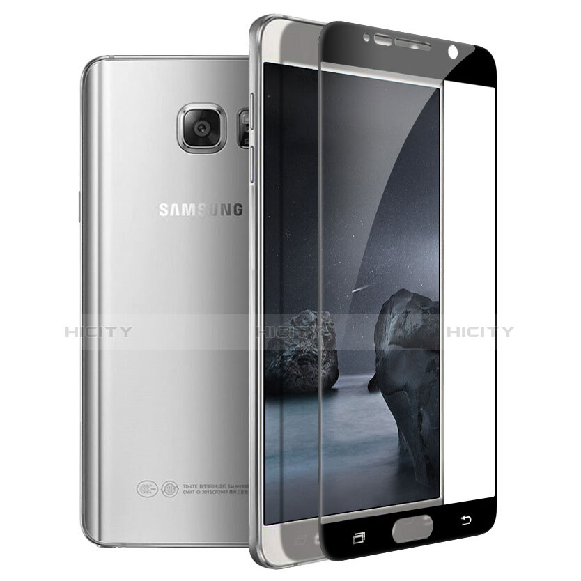 Protector de Pantalla Cristal Templado Integral F03 para Samsung Galaxy Note 5 N9200 N920 N920F Negro