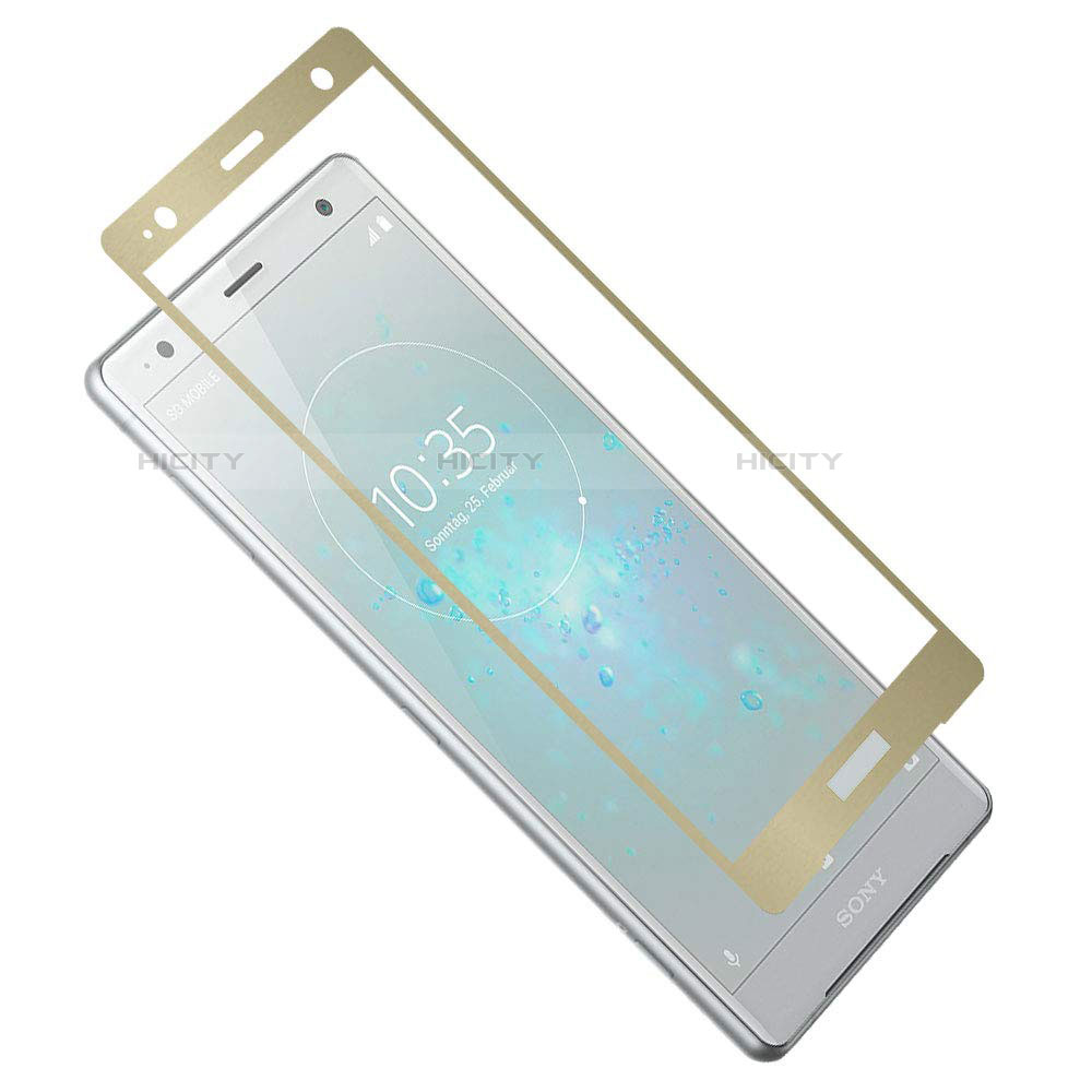 Protector de Pantalla Cristal Templado Integral F03 para Sony Xperia XZ2 Premium Oro