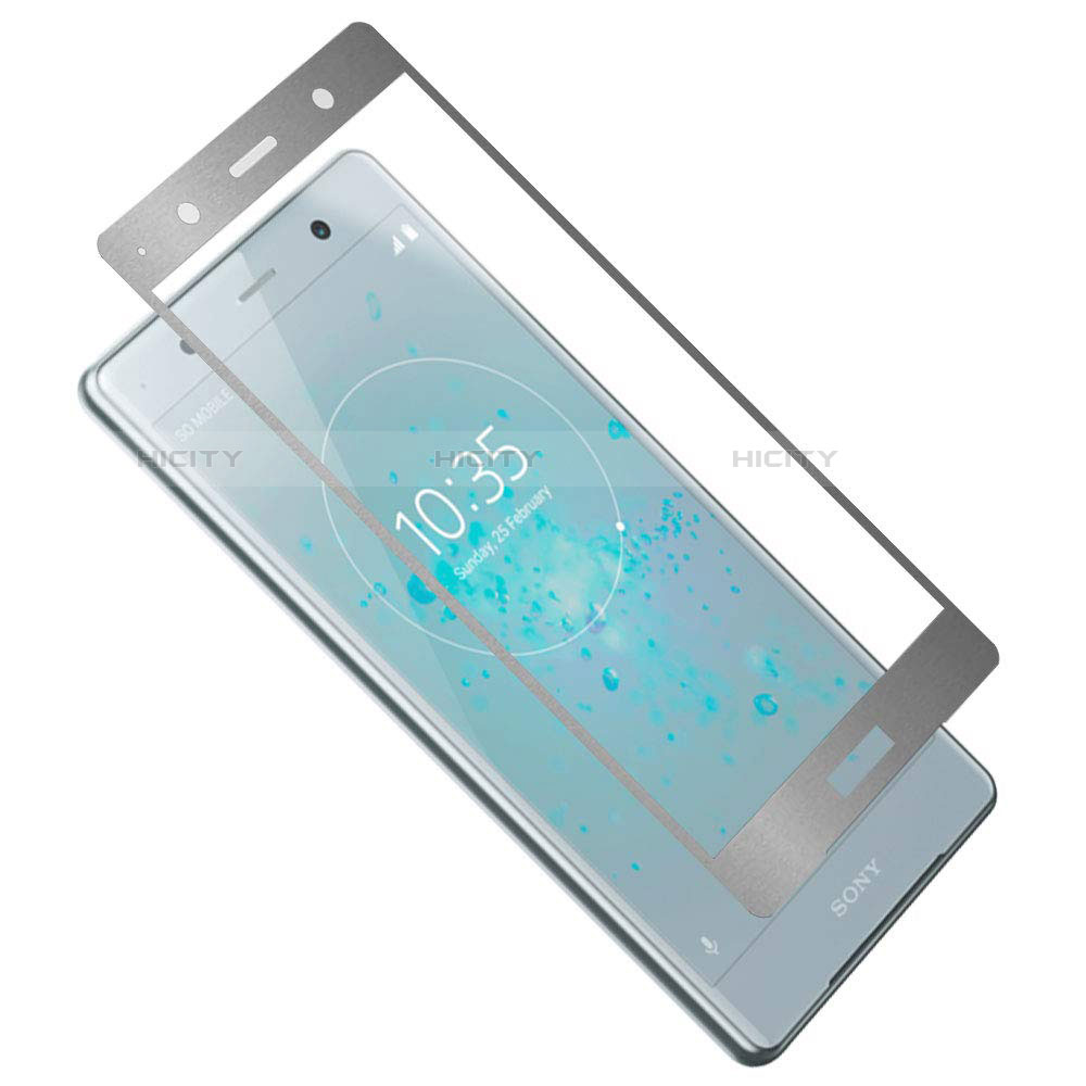 Protector de Pantalla Cristal Templado Integral F03 para Sony Xperia XZ2 Premium Plata