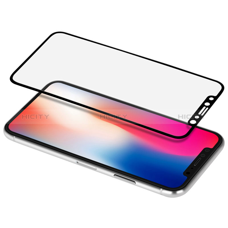 Protector de Pantalla Cristal Templado Integral F04 para Apple iPhone X Negro