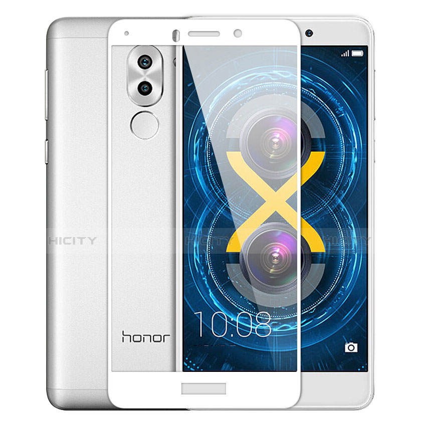 Protector de Pantalla Cristal Templado Integral F04 para Huawei Honor 6X Blanco