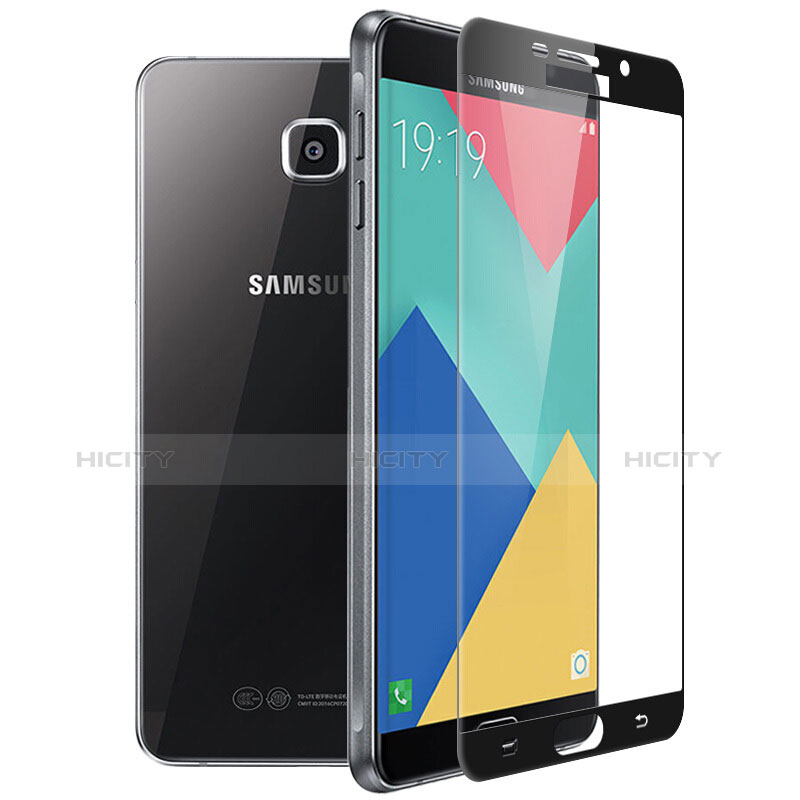 Protector de Pantalla Cristal Templado Integral F04 para Samsung Galaxy A9 Pro (2016) SM-A9100 Negro