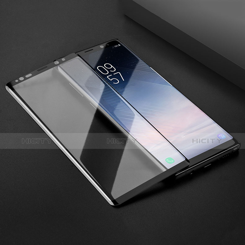 Protector de Pantalla Cristal Templado Integral F04 para Samsung Galaxy Note 8 Duos N950F Negro