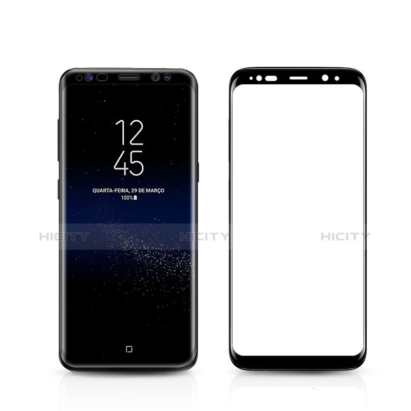 Protector de Pantalla Cristal Templado Integral F04 para Samsung Galaxy S8 Negro