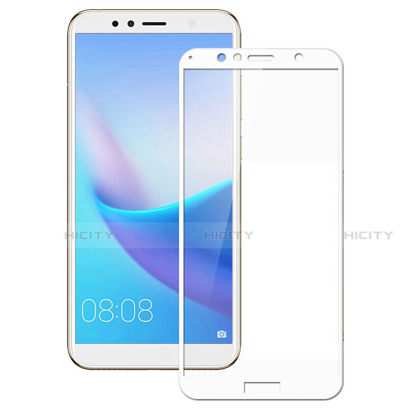 Protector de Pantalla Cristal Templado Integral F05 para Huawei Enjoy 8e Blanco