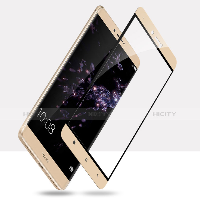 Protector de Pantalla Cristal Templado Integral F06 para Huawei Honor V8 Max Oro