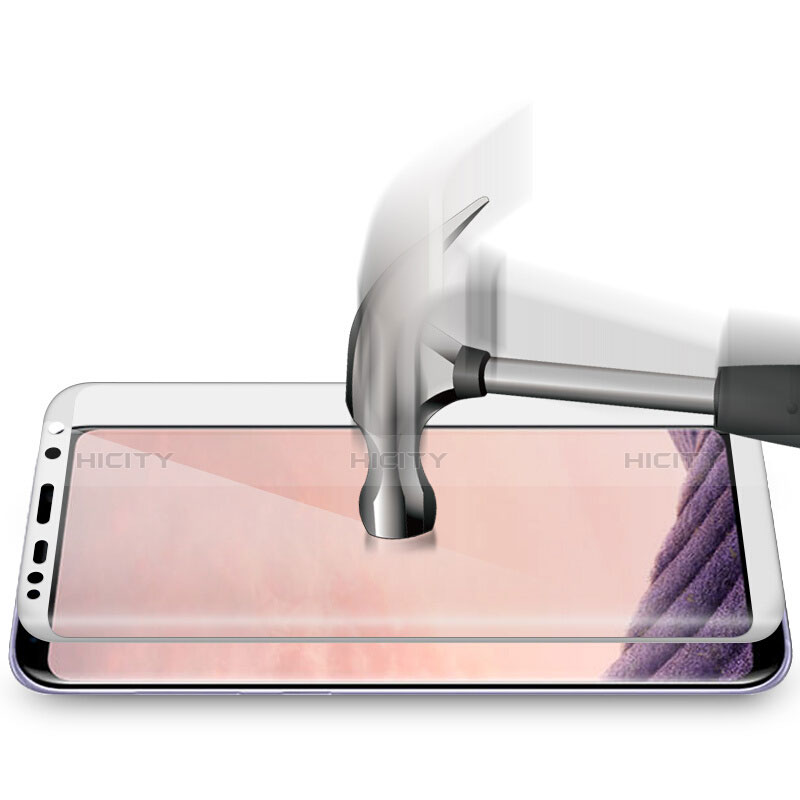 Protector de Pantalla Cristal Templado Integral F06 para Samsung Galaxy S8 Blanco