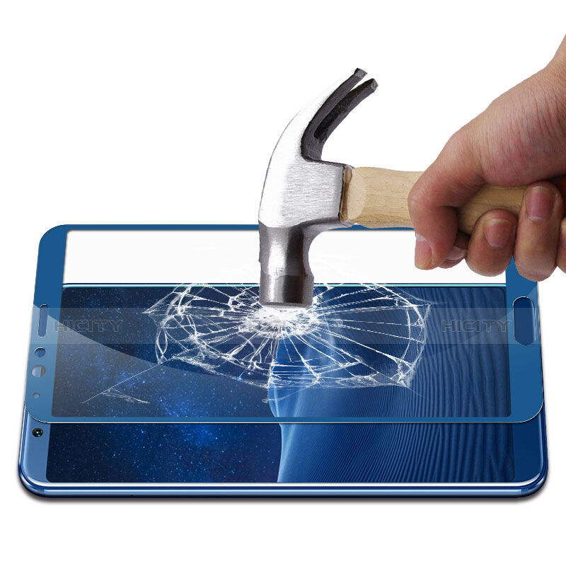 Protector de Pantalla Cristal Templado Integral F07 para Huawei Honor V10 Azul