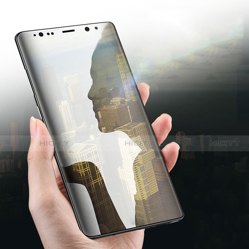Protector de Pantalla Cristal Templado Integral F08 para Samsung Galaxy Note 8 Duos N950F Negro