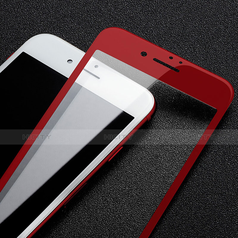 Protector de Pantalla Cristal Templado Integral F24 para Apple iPhone 8 Plus Rojo